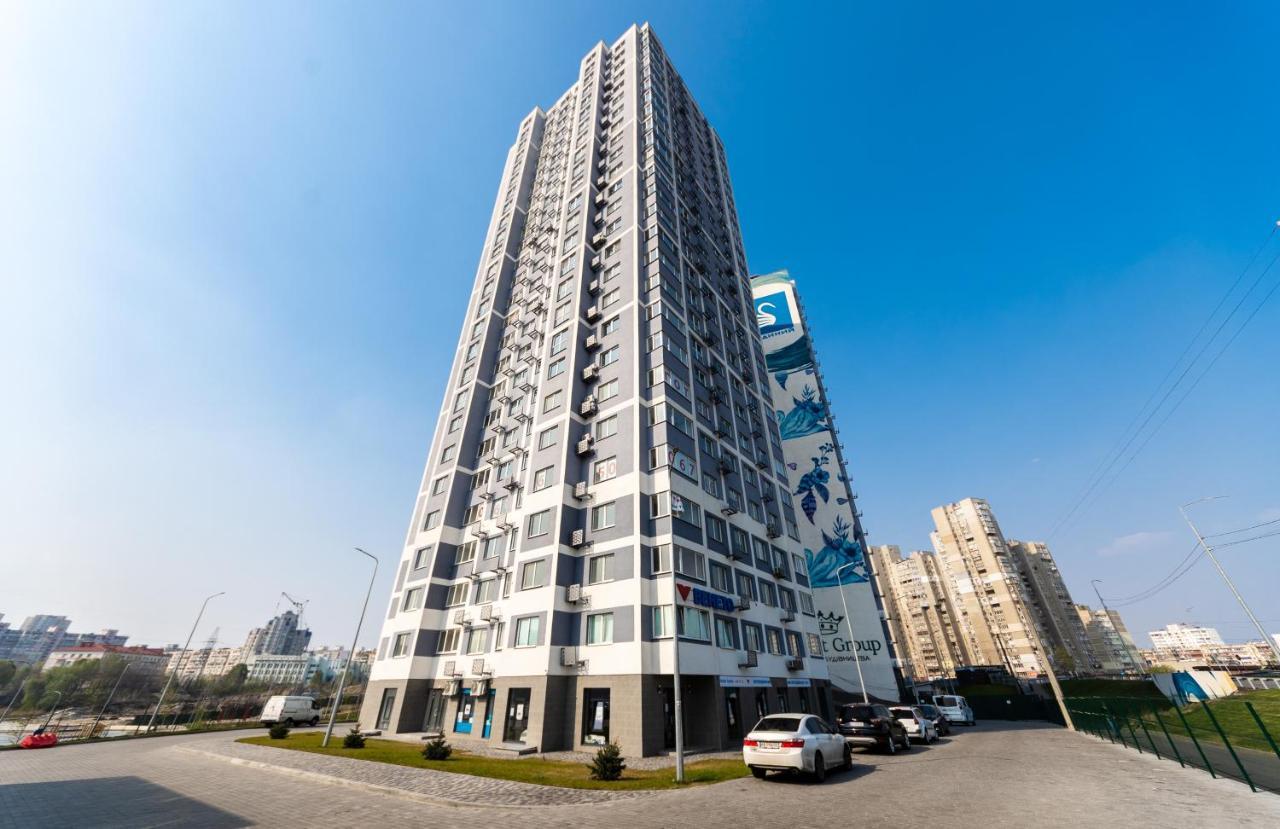 Люкс В Жк Лебединый, Харьковская, Позняки Kiev Ngoại thất bức ảnh